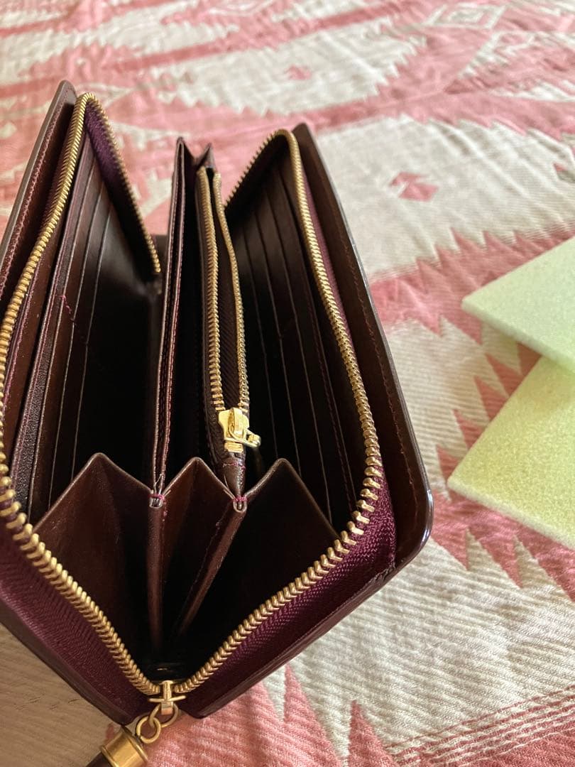 HIROKC's コードバン　ラウンド長財布