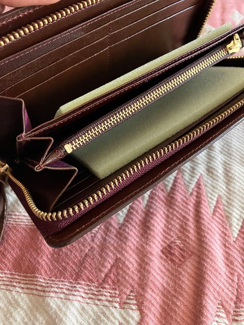 HIROKC's コードバン　ラウンド長財布