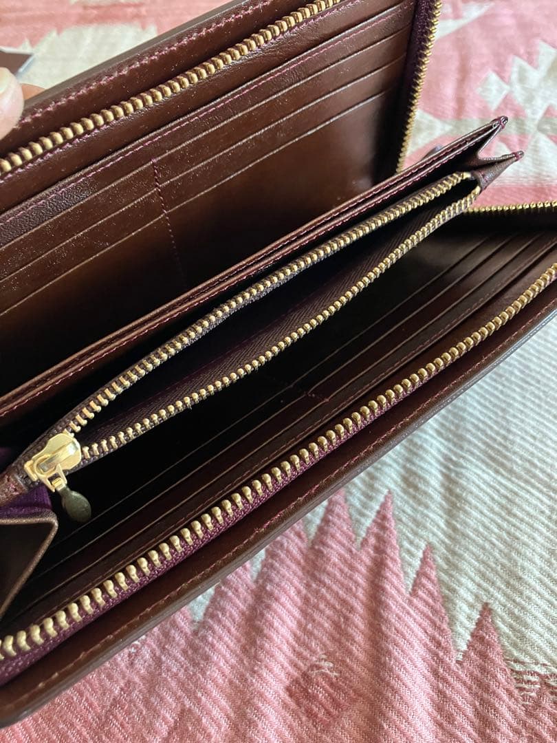 HIROKC's コードバン　ラウンド長財布