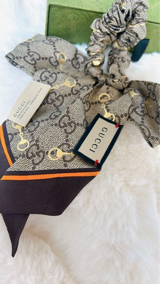 週末値下げ♥GUCCI GG シルク リボン