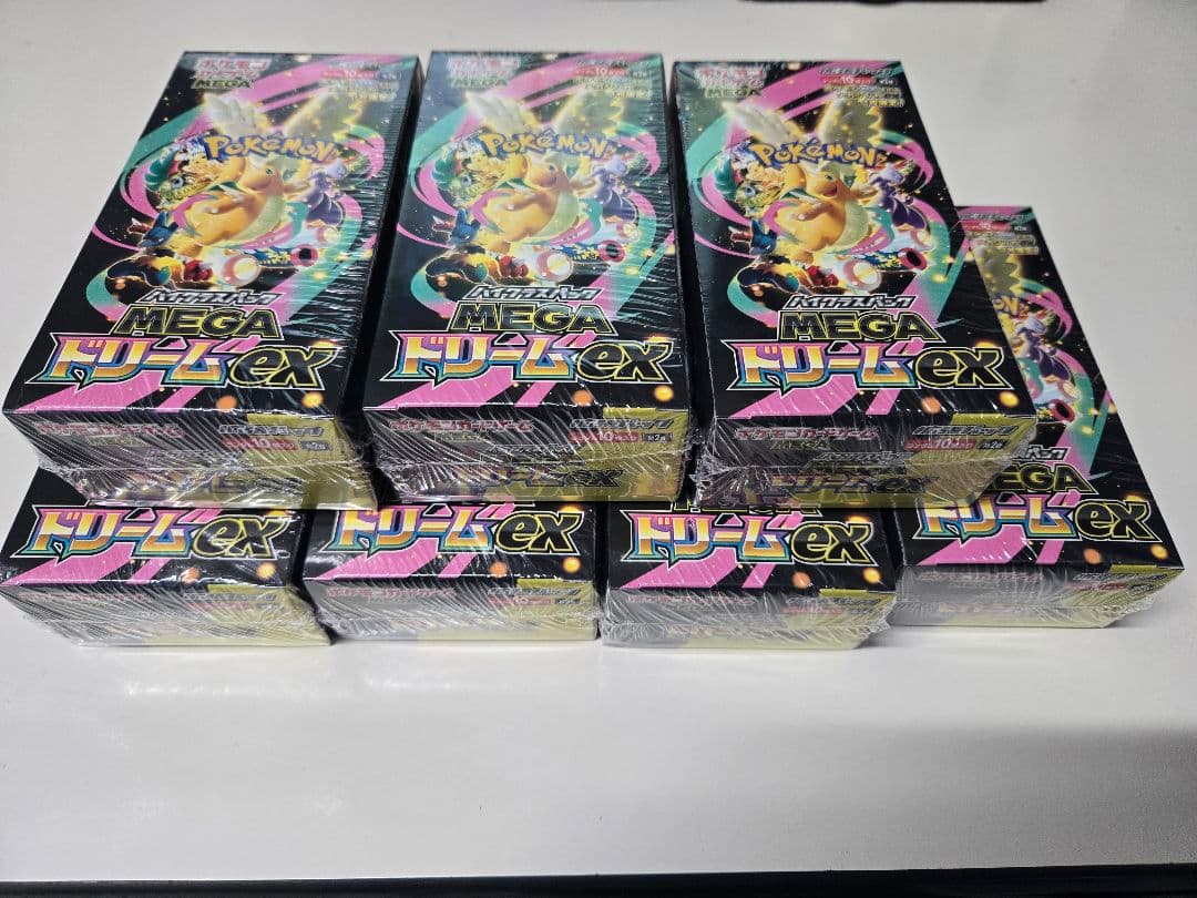 シュリンク付き MEGAドリームEX 7BOXまとめ売り