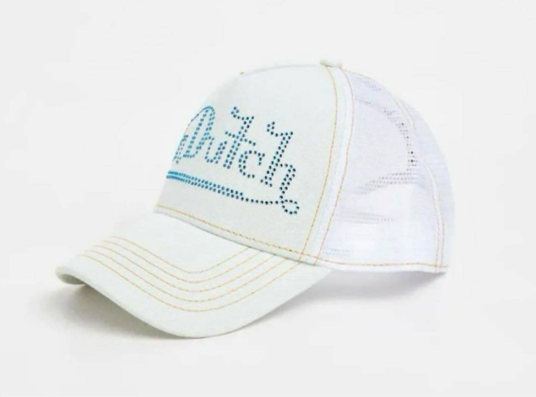 Von Dutch ボンダッチ　メッシュキャップ　デニム ストーン 帽子