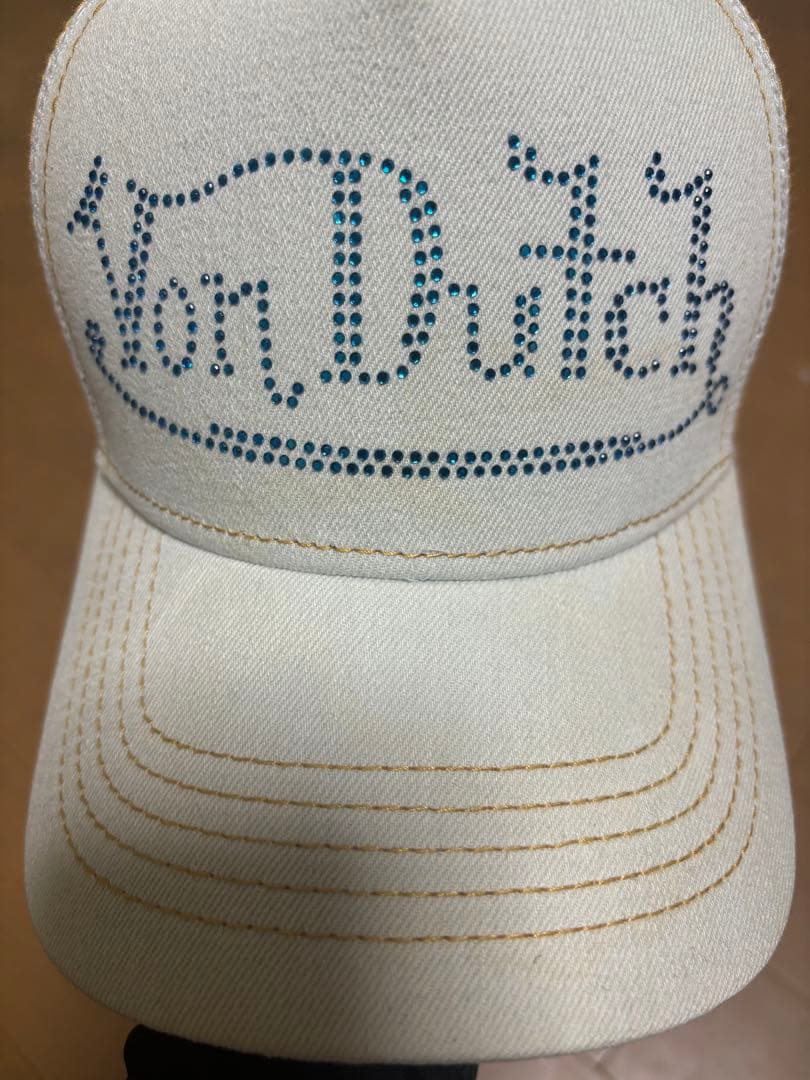 Von Dutch ボンダッチ　メッシュキャップ　デニム ストーン 帽子