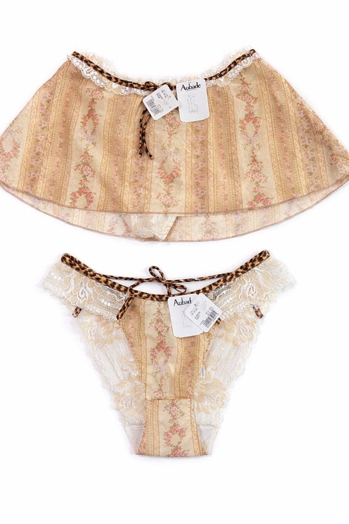 AUBADE オーバドゥ キャミソール ショーツ スカートタンガ　3点セット