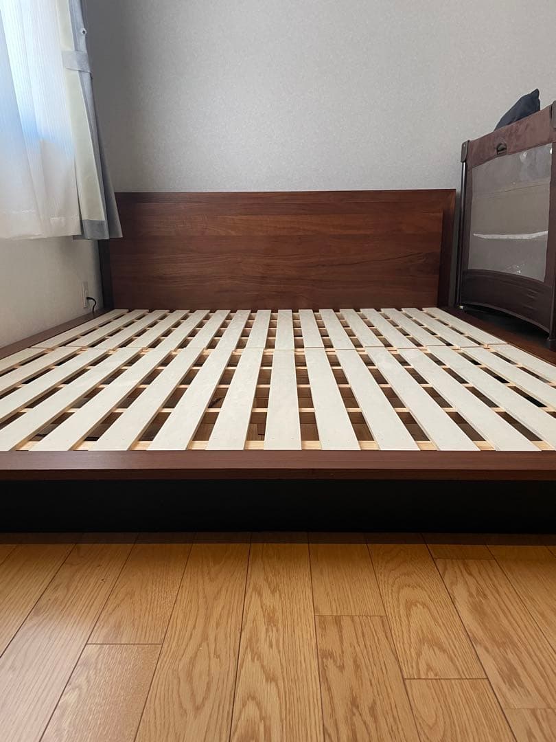 【最終セール】ニトリ　木製スノコベッド クイーンサイズ