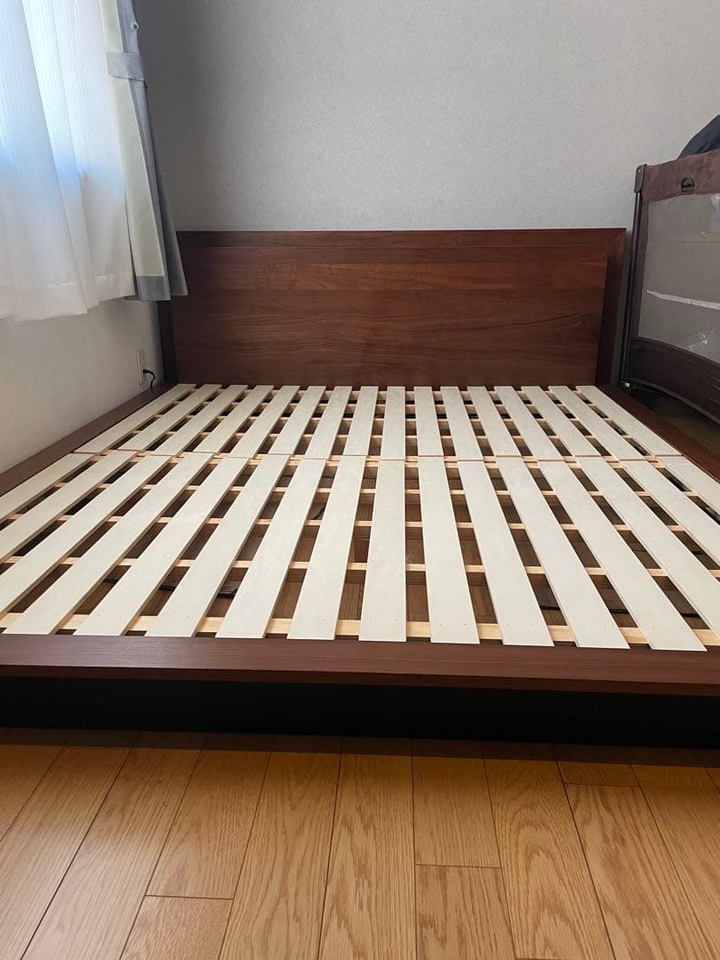 【最終セール】ニトリ　木製スノコベッド クイーンサイズ