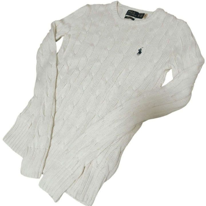 【♡】ラルフローレン ピマコットン ケーブル編みニット セーター 現行品
