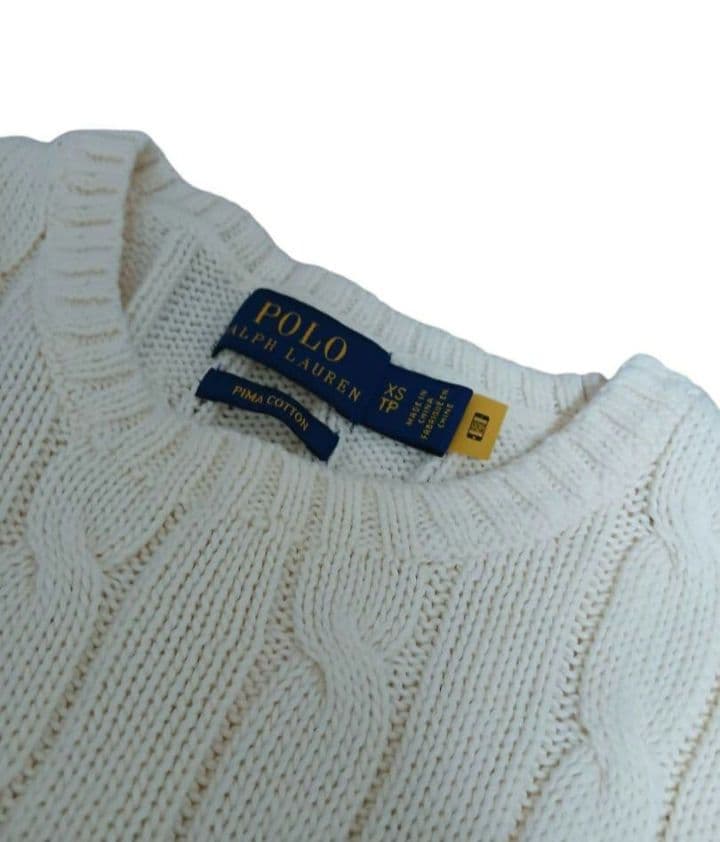 【♡】ラルフローレン ピマコットン ケーブル編みニット セーター 現行品