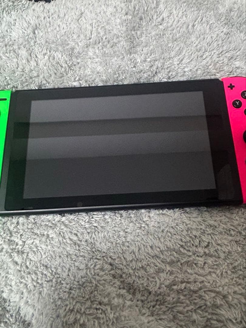 Nintendo Switch ニンテンドースイッチ本体GRN/PNK 箱無し