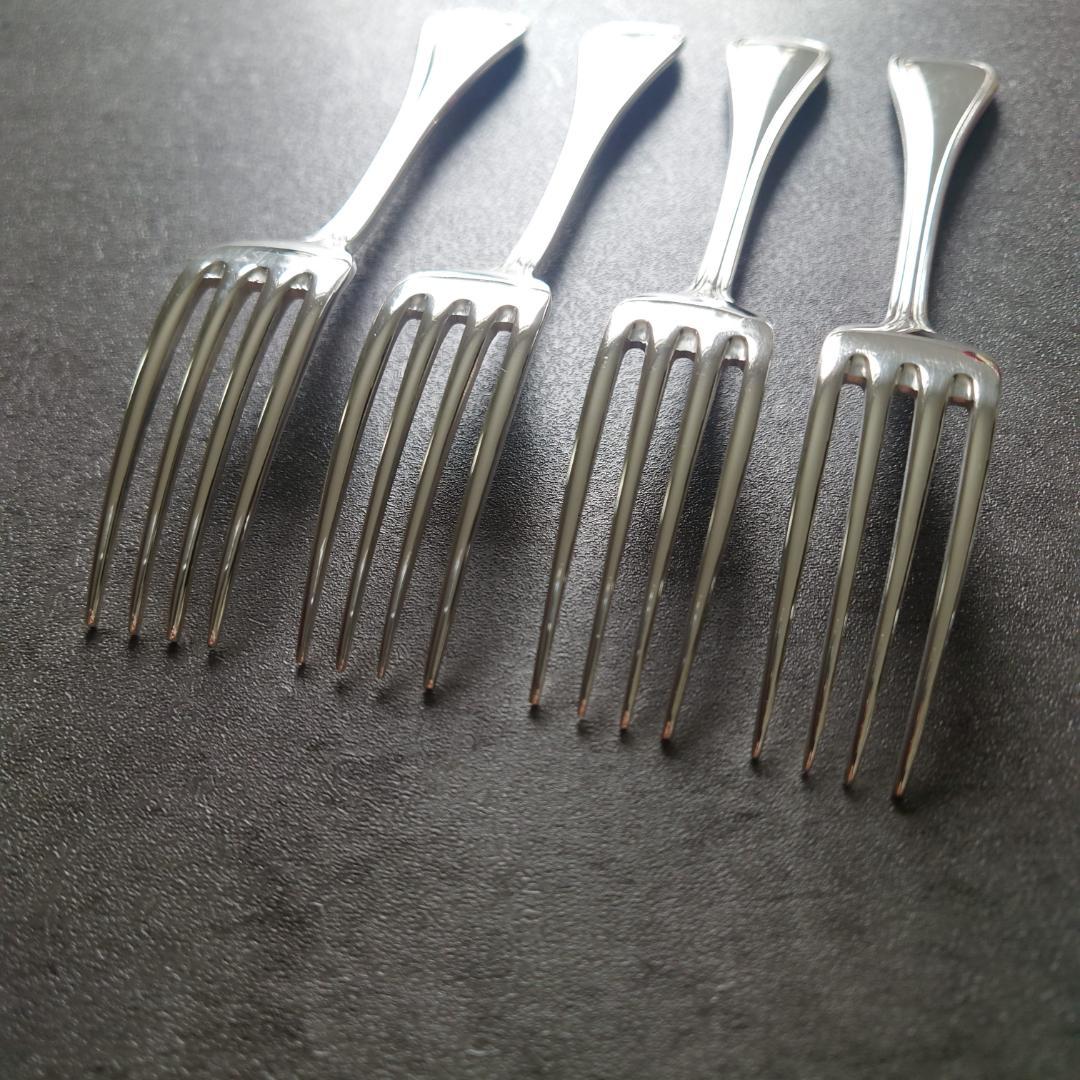 美品 希少 クリストフル アルビ デザートフォーク ナイフ 2点