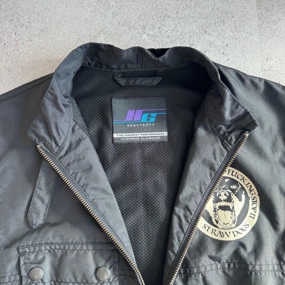 極美品 ヒステリックグラマー ナイロンジャケット STRAW DOGS