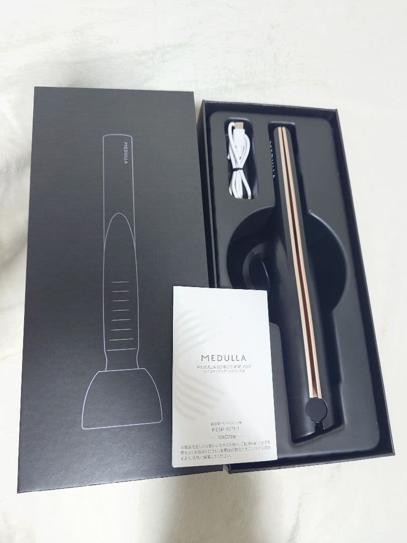 【k】メデュラ ソニックシャインプロ ブラック + スカルプブラシ