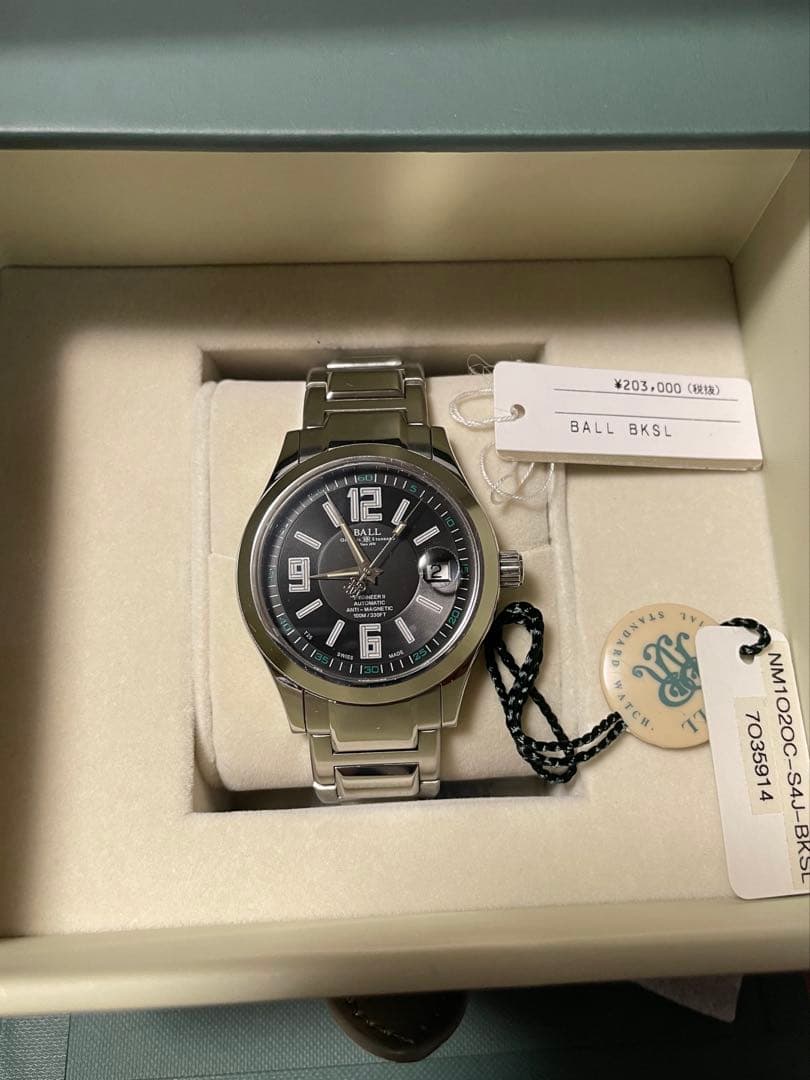 BALL WATCH エンジニアII アラビック　自動巻