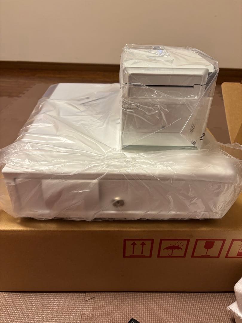 SII キャッシュボックス&レシートプリンター/ホワイト