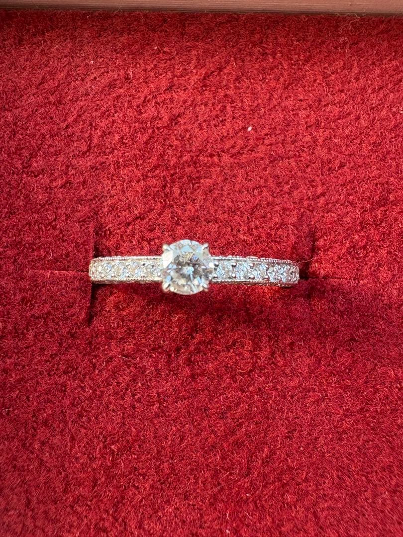 ダイヤモンドリング k18 WG