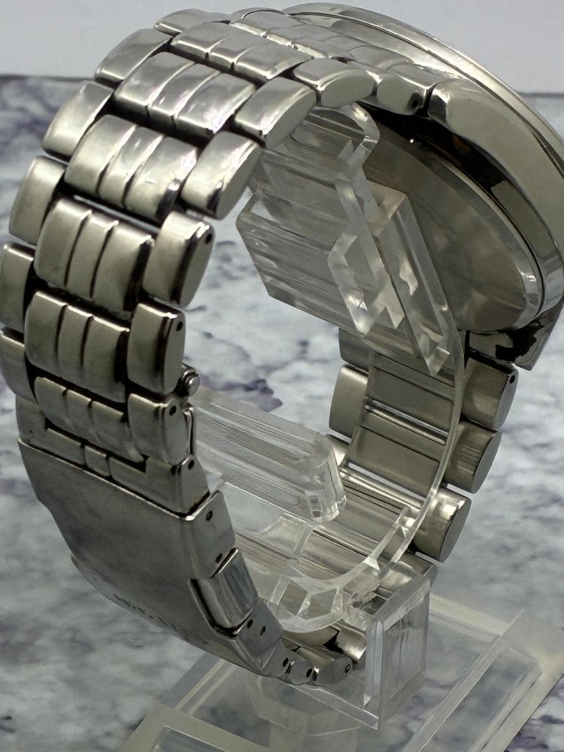 CITIZEN　エコドライブ 電波ソーラー　クロノグラフ　E610　ベゼルキズ有