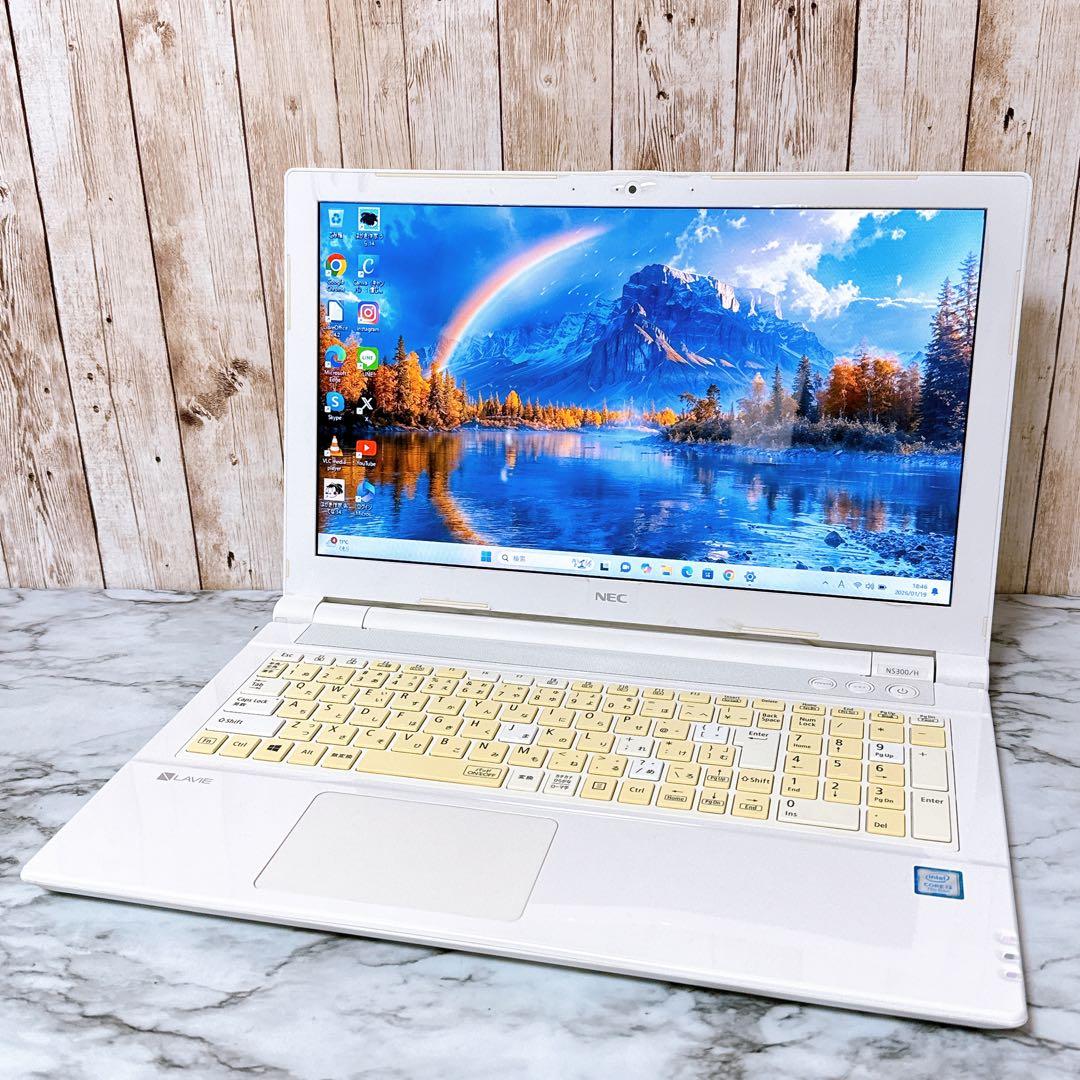 【赤字価格】すぐ使えるパソコンPC 快適i3/爆速SSD＆メモリ8GB✨カメラ付