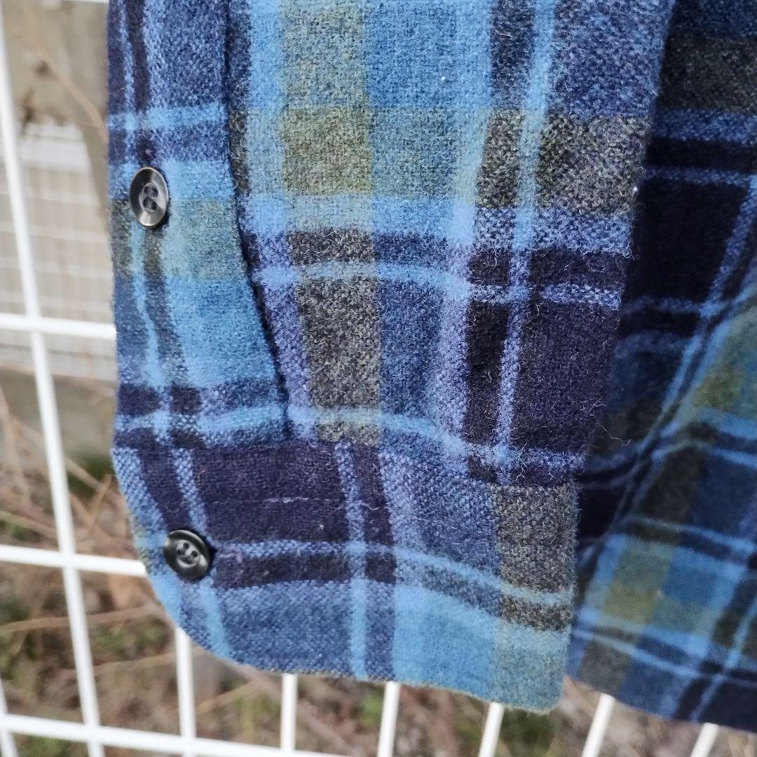 キ*ル様 Pendleton ウール 長袖シャツ カリフォルニアサーフ配色チェッ