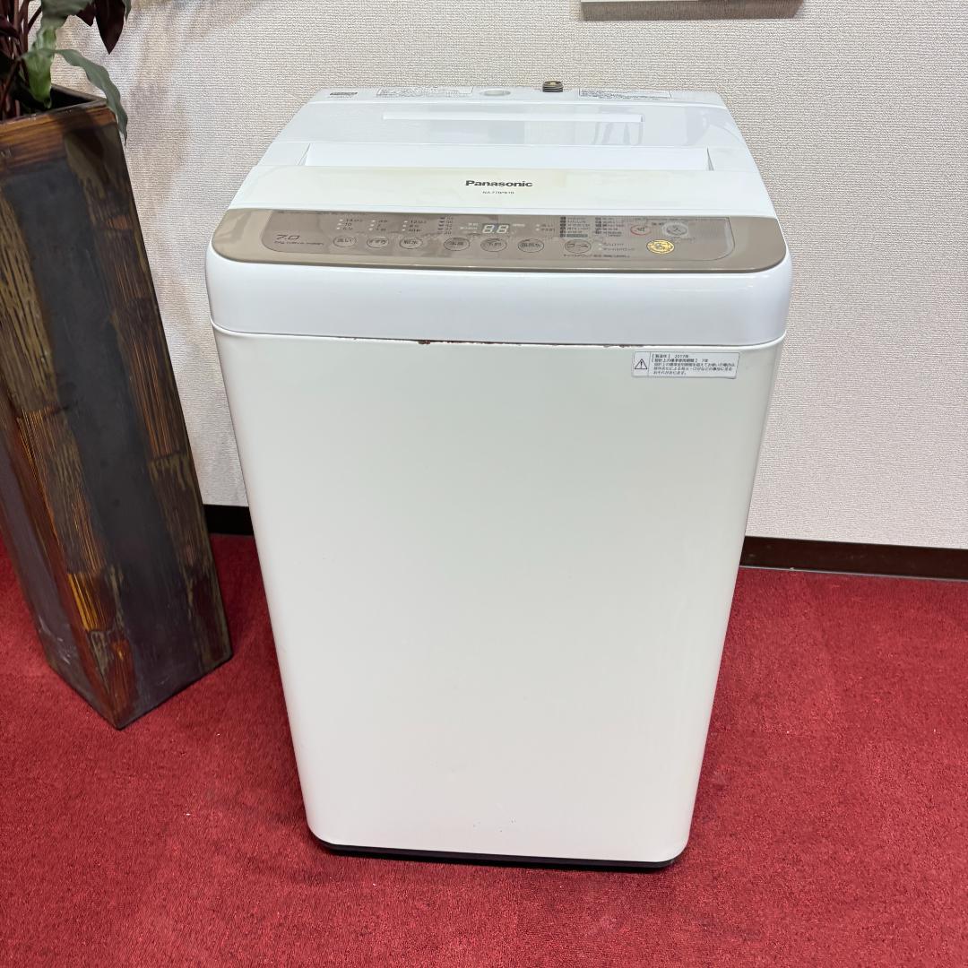 パナソニック　縦型洗濯機　2017年製　7㎏　NA-F70PB10