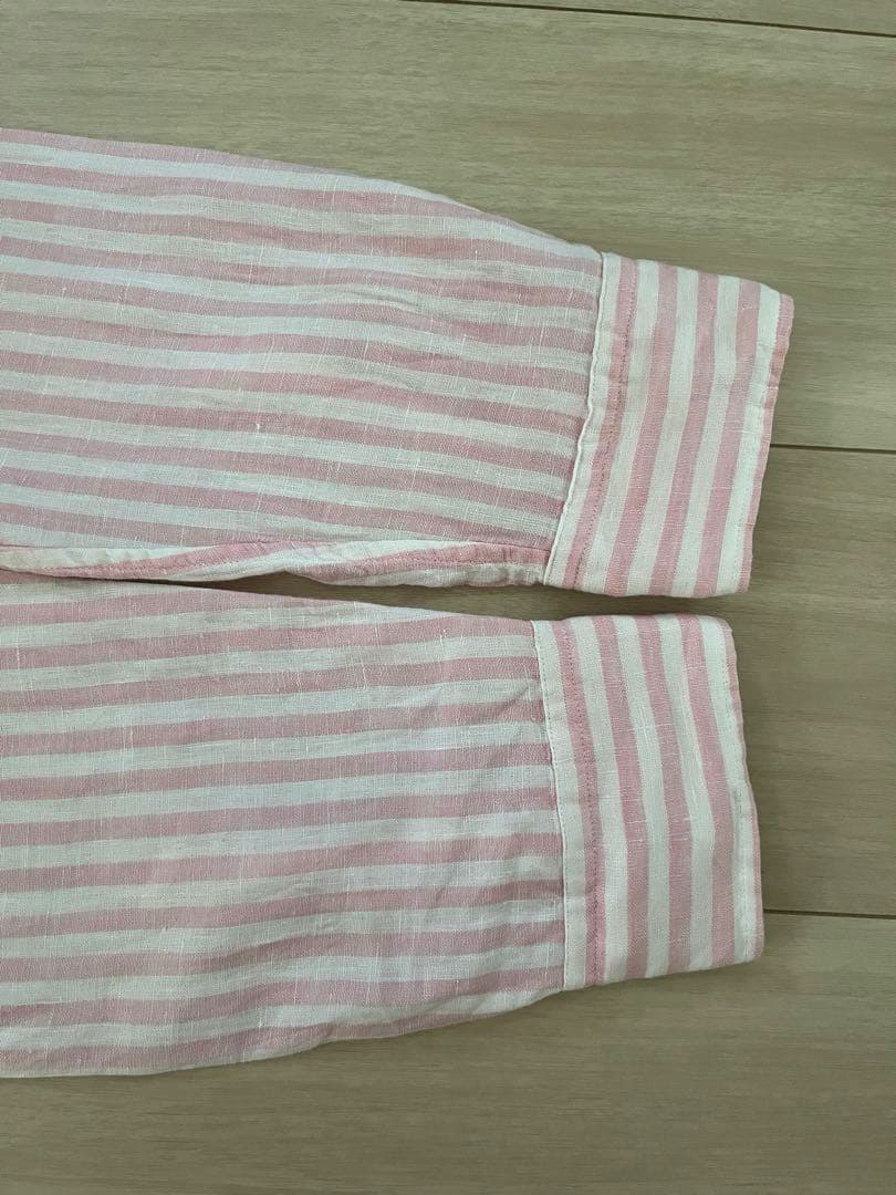 POLO RALPH LAUREN(ポロラルフローレン)：リネンシャツボーダー麻