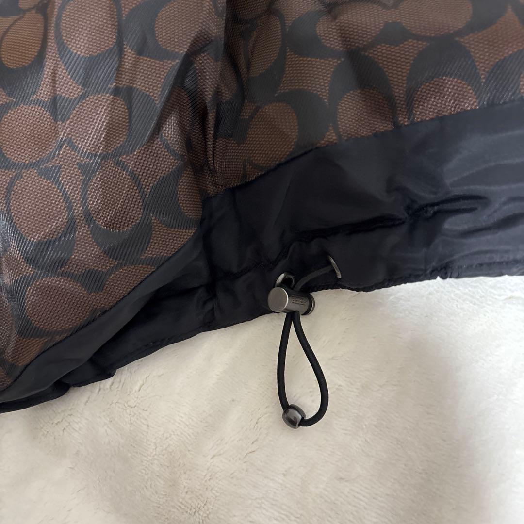 COACHブラックダウンベスト