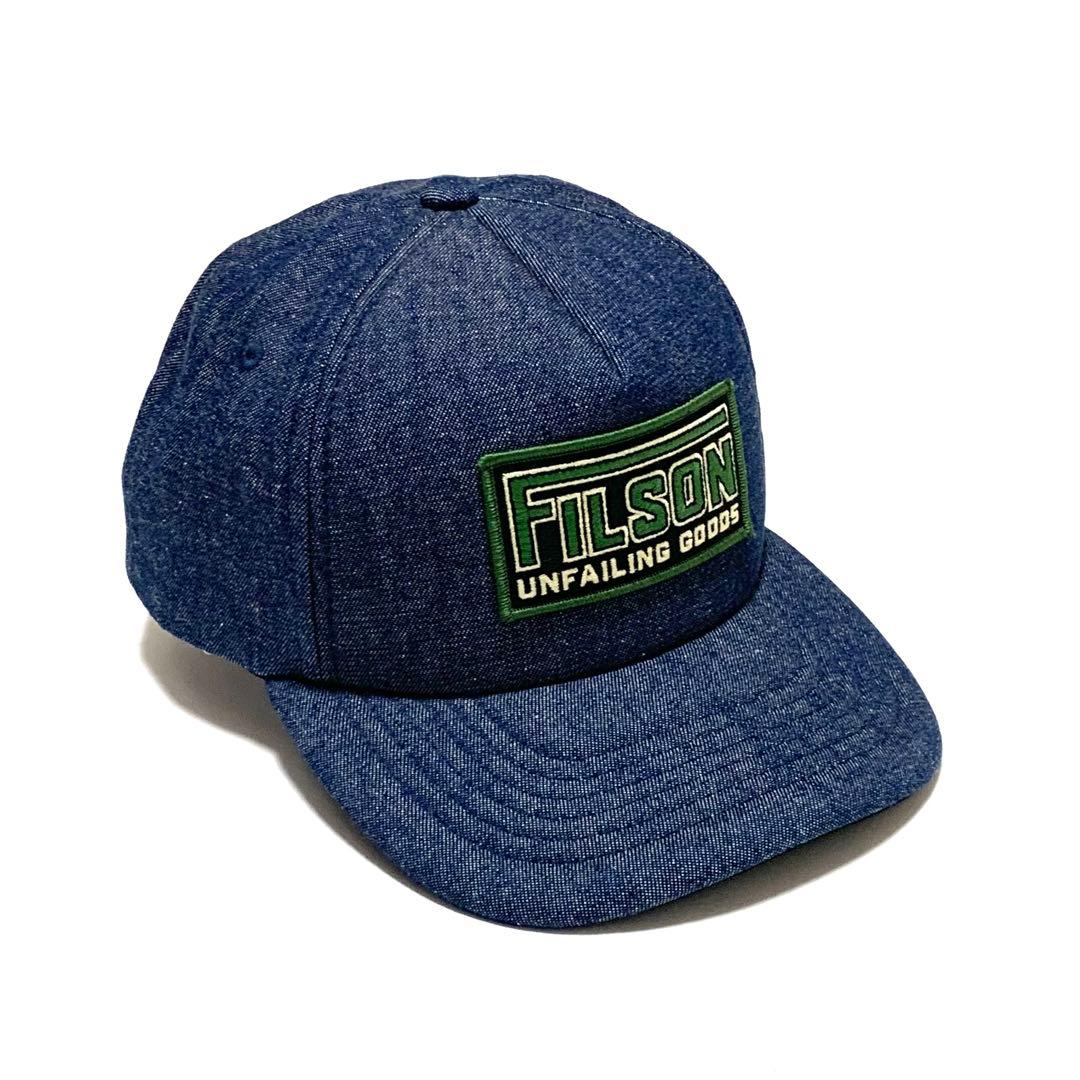 新品 Filson フィルソン スナップバック ベースボール キャップ ブルー