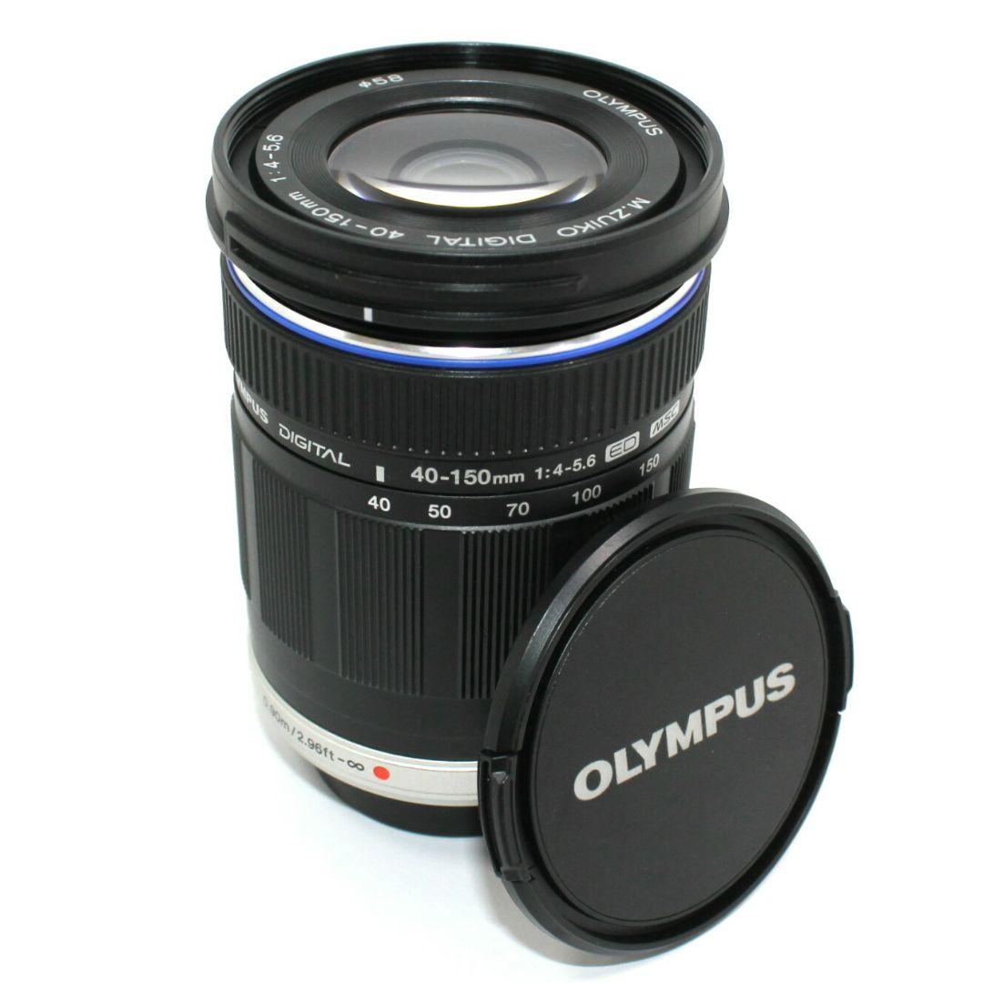 OLYMPUS 40-150mm 望遠ズームレンズ ブラック 動作確認済み
