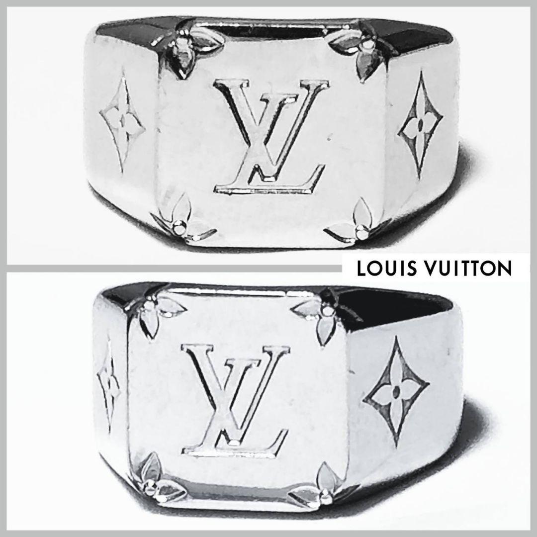 LOUIS VUITTON ルイ ヴィトン✦シグネットリング✦L 21号美品