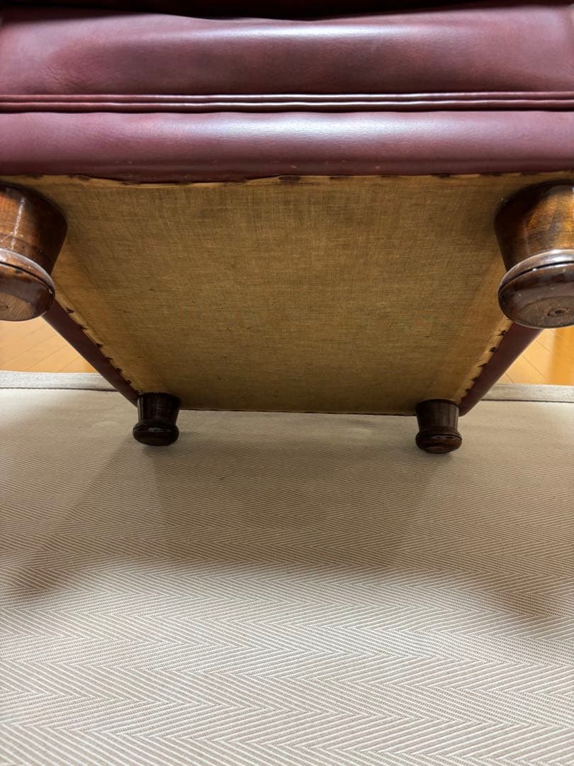 【仁氏さま専用】ダークブラウン レザー 1人掛けソファ