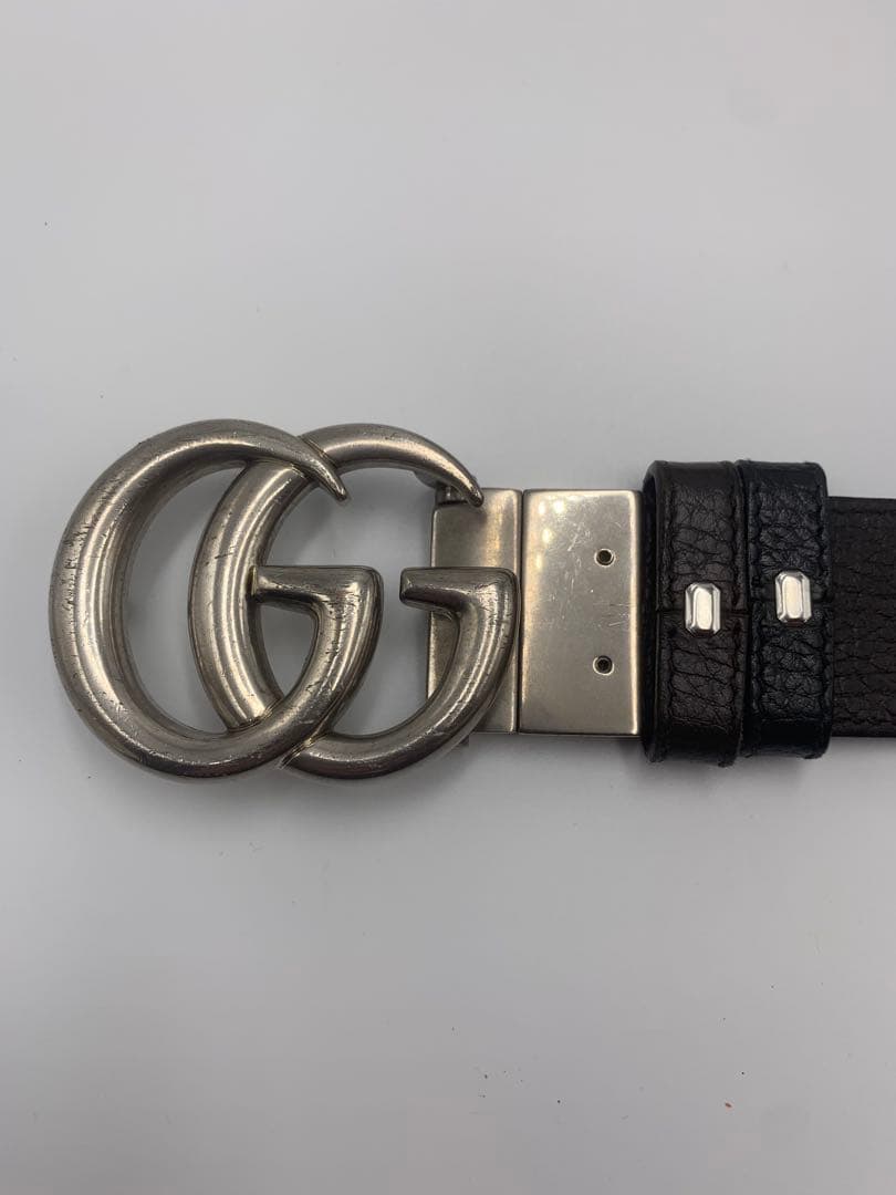 GUCCI グッチ ダブルG リバーシブル スリムベルト