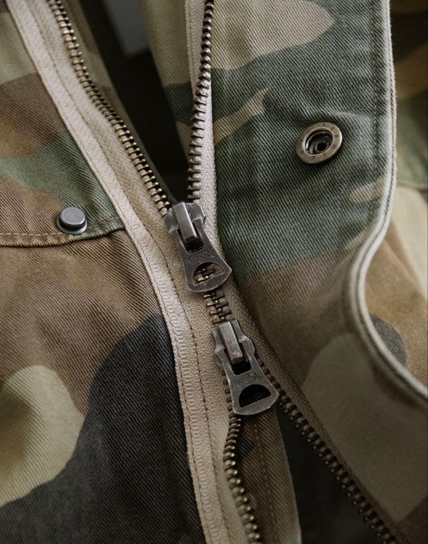 新品ancellm camo zip up hoodie サイズ1 アンセルム