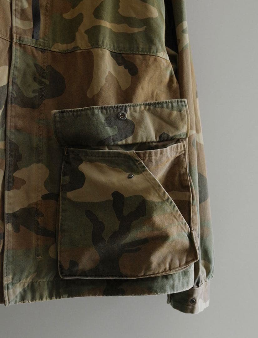 新品ancellm camo zip up hoodie サイズ1 アンセルム