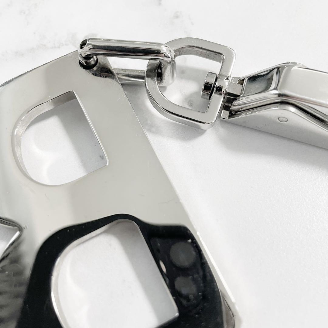 【希少】Berluti　ベルルッティ　Bロゴ　バッグチャーム　キーホルダー