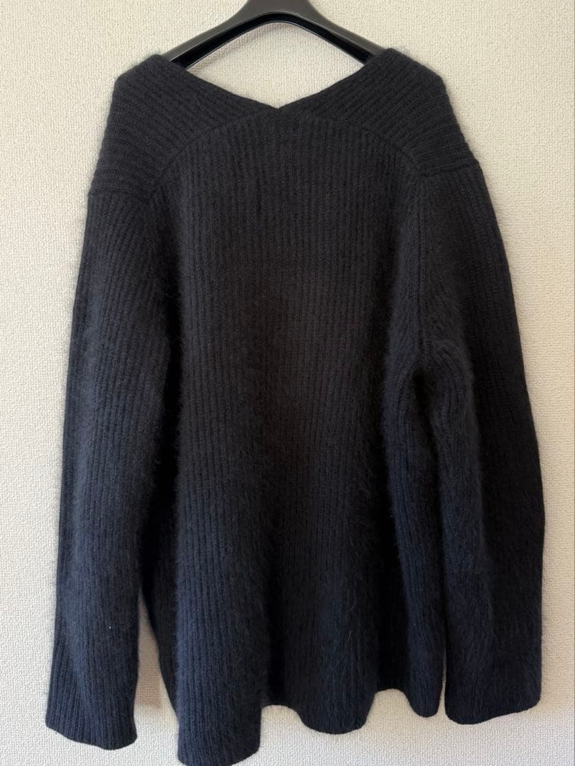 【超美品】Deuxieme Classe COZY Vネックニット ブラック