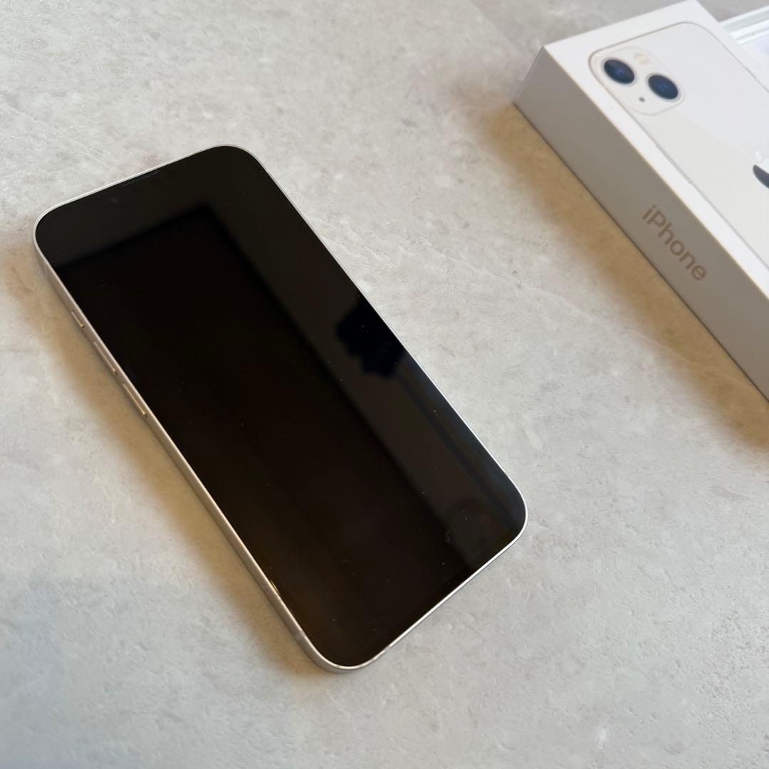 【美品】iPhone13 本体（箱付き） 128GB ホワイト