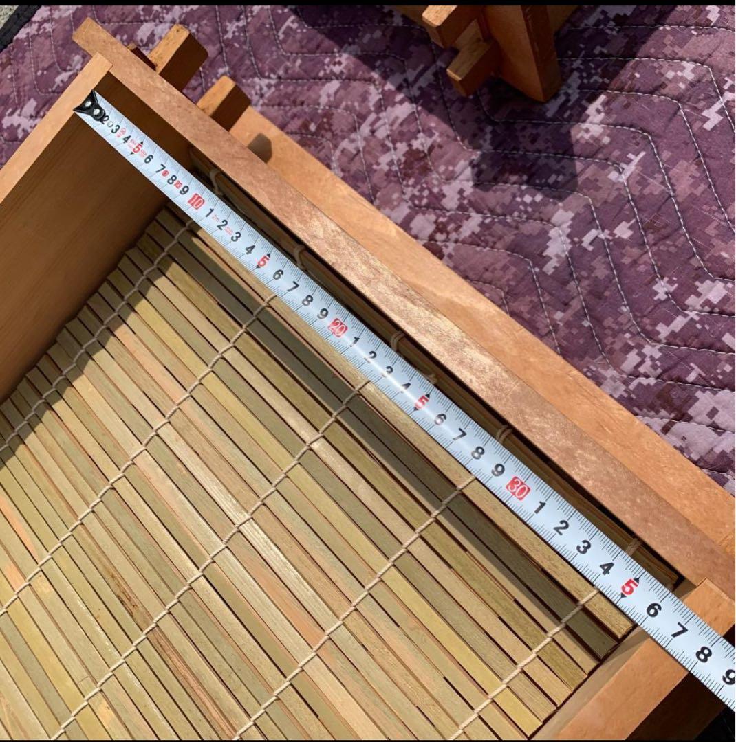 【テクニトロン】2段角型　せいろ　大型　木製　蒸篭　蒸し器