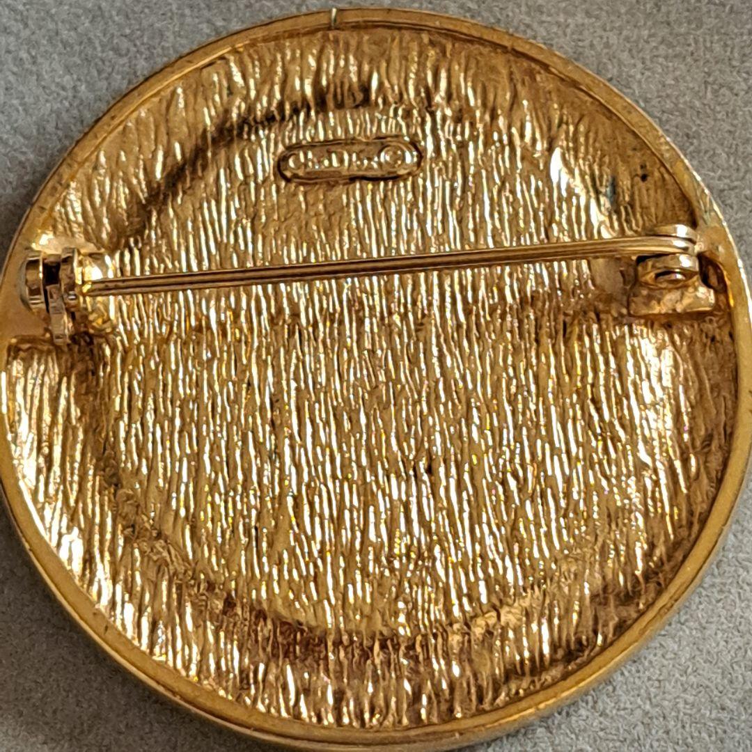 希少　美品クリスチャンディオール　ブローチ　CDロゴ　ユニセックス　ゴールド