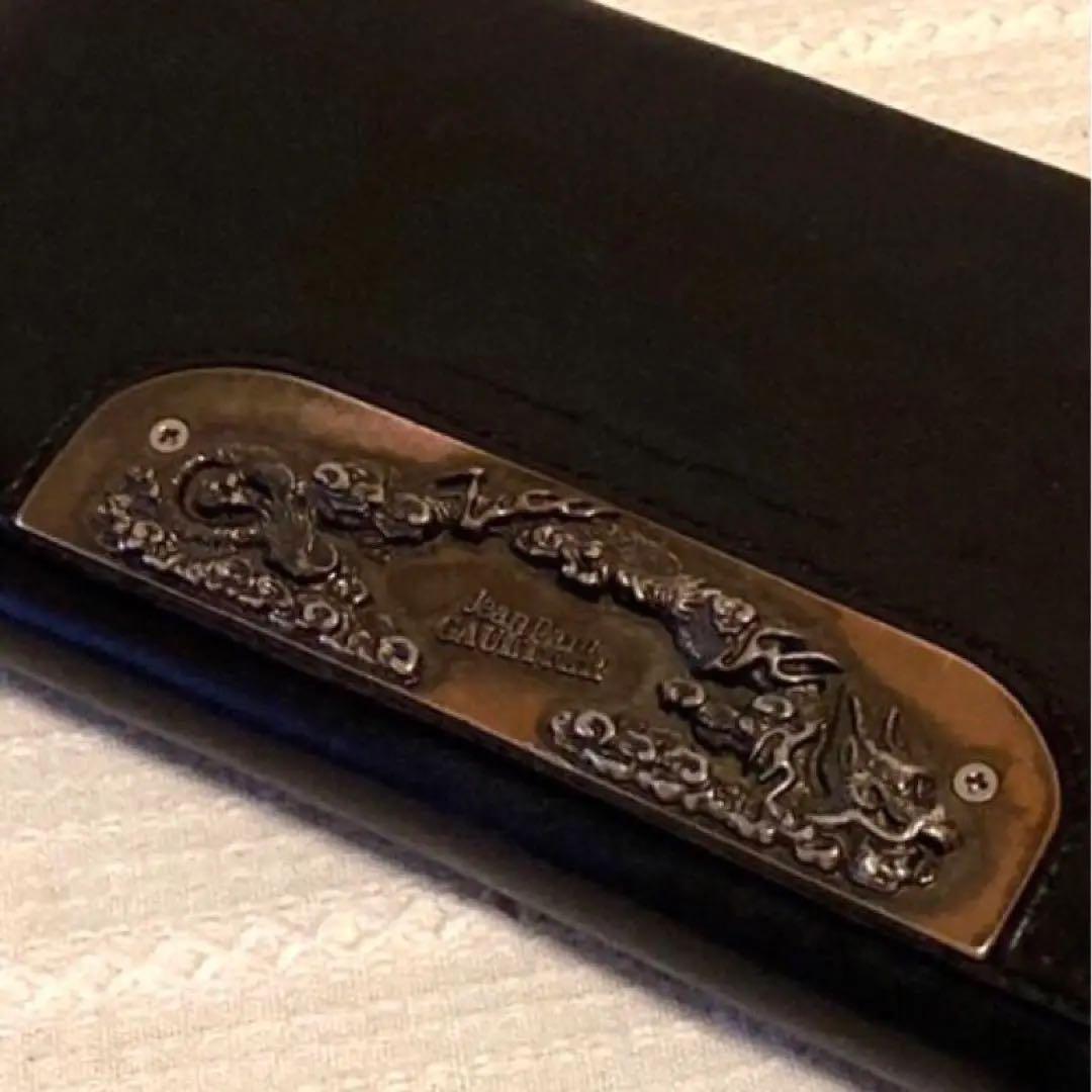 【希少】ドラゴンプレート　長財布　ジャンポールゴルチエ　ビンテージ　レザー