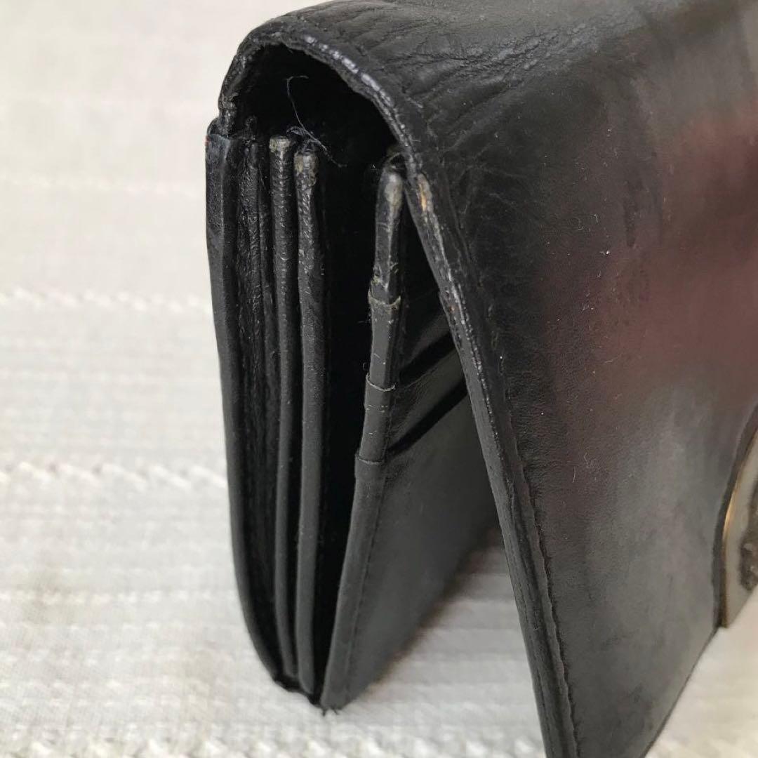 【希少】ドラゴンプレート　長財布　ジャンポールゴルチエ　ビンテージ　レザー