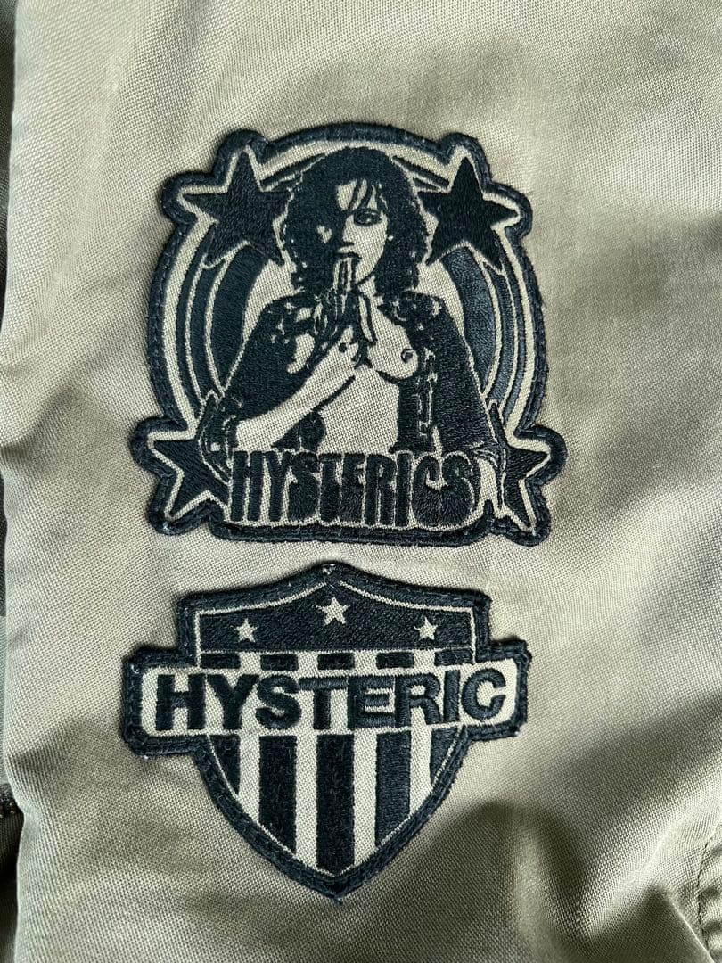 HYSTERIC GLAMOUR ミリタリージャケット パーカー ワッペン