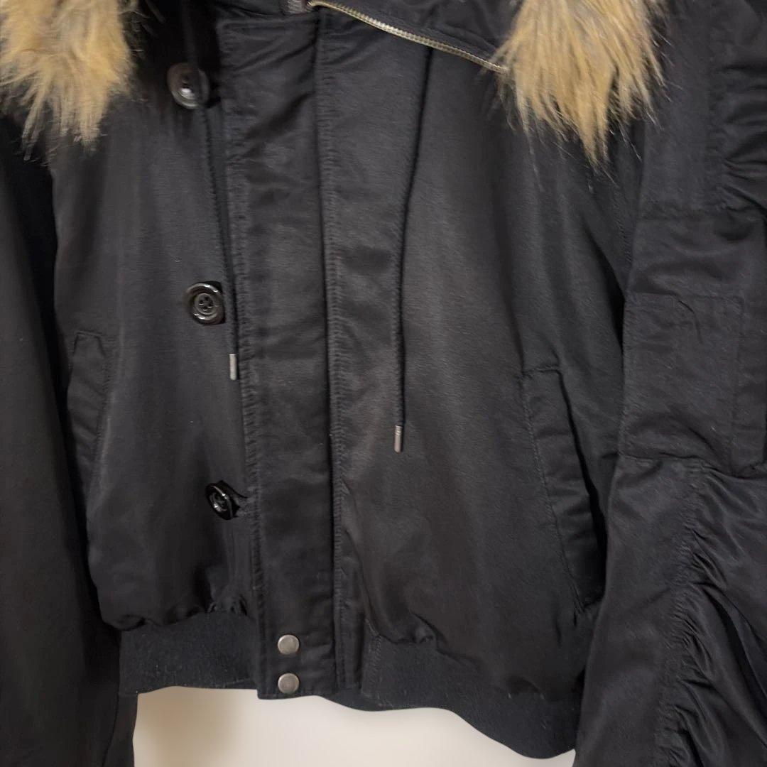 y2k archive ボンバー　フライトジャケット　ファー付　短丈　N-2B