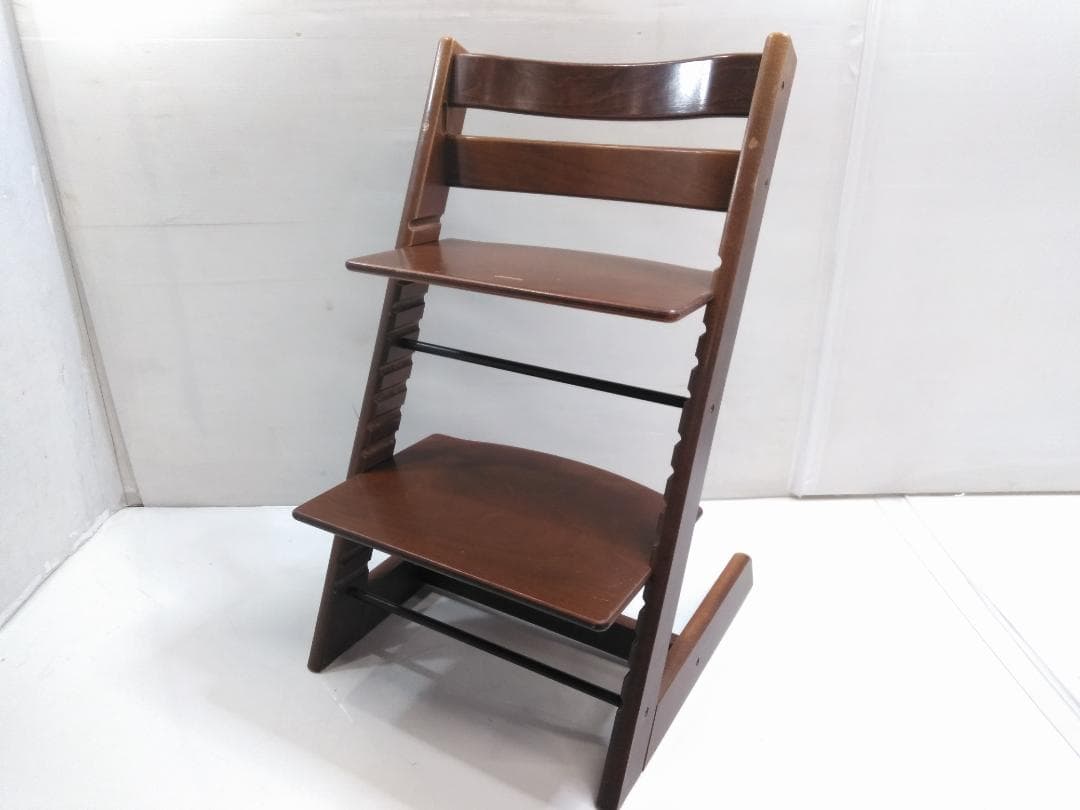 ストッケ トリップトラップ ハイチェア ウォールナットブラウン 子供 ◇