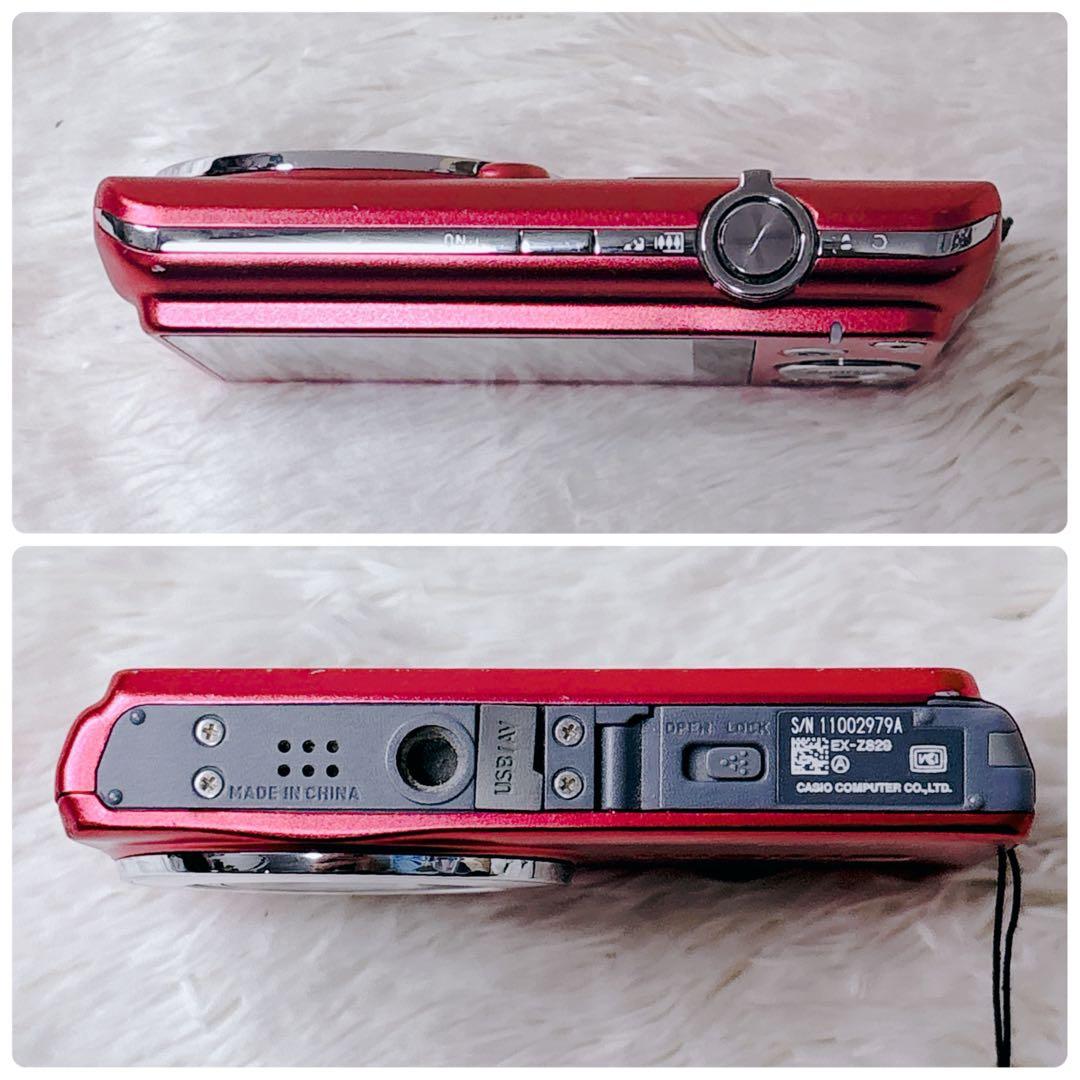 ☆美品☆ CASIO EXILIM EX-ZS29 レッド オールドコンデジ