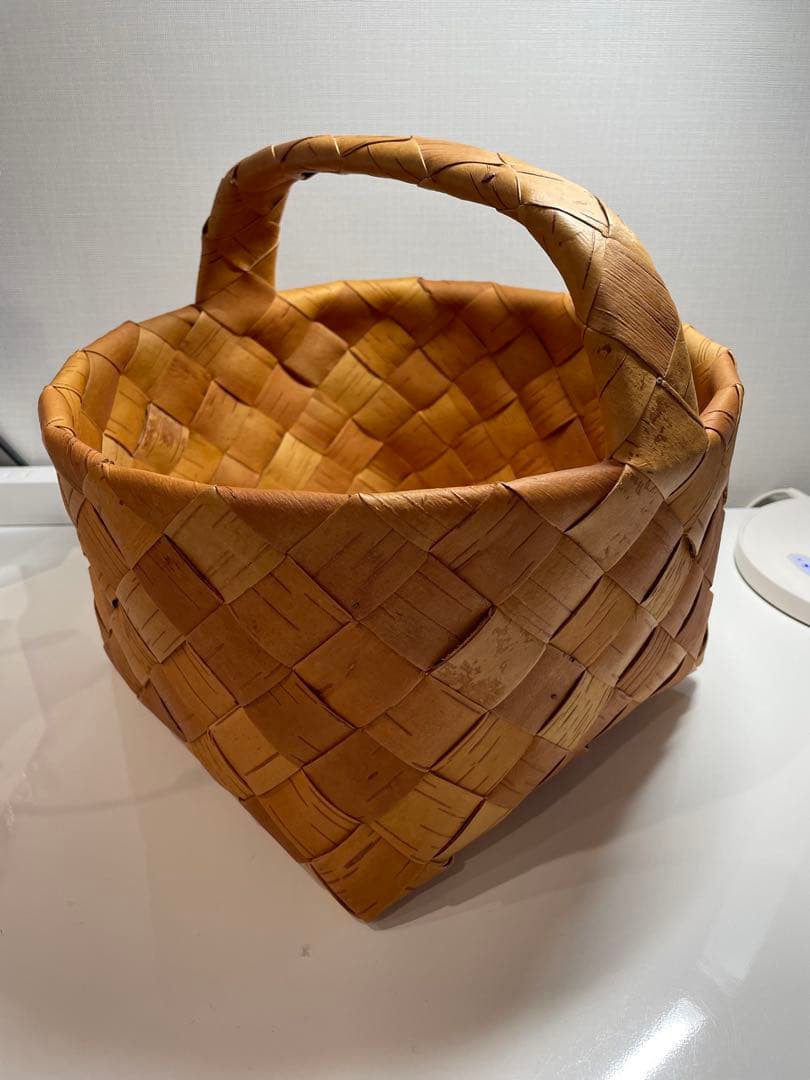 白樺かご　フィンランド製