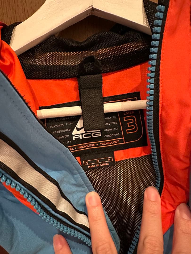 l*n様 Nike ACGマウンテンパーカー オレンジ/ブラウン/ブルー