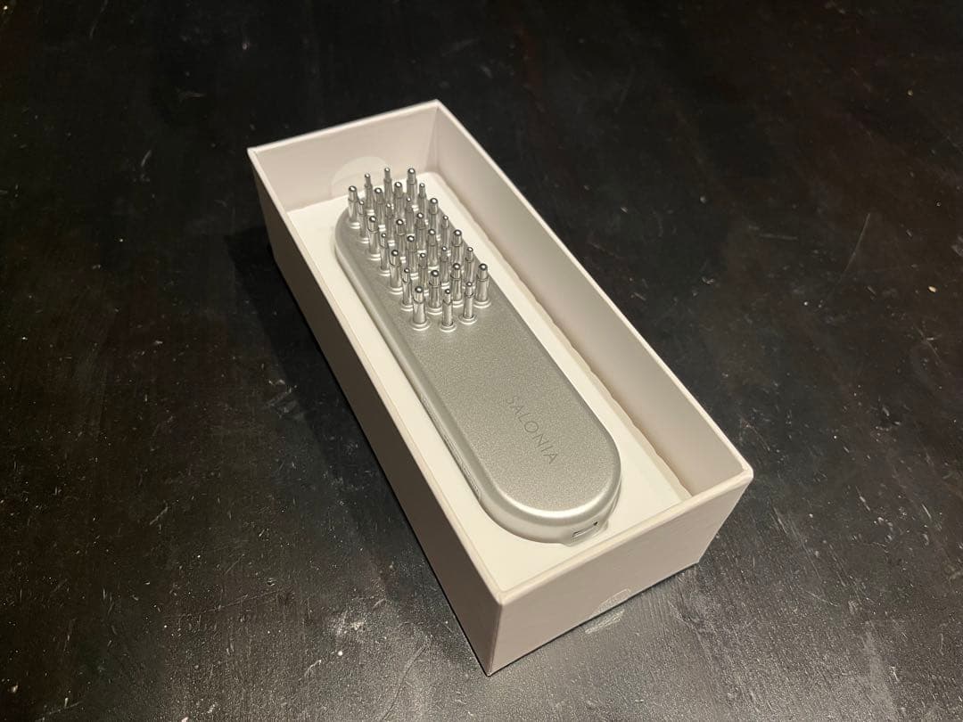 【美品】SALONIA（サロニア） 電気ブラシ／EMSリフトブラシ