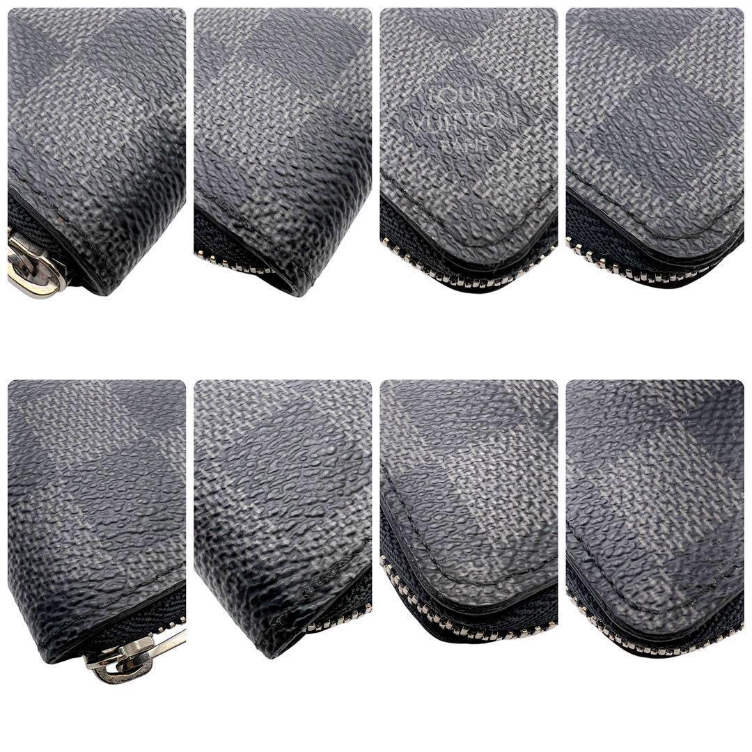 218 たぁぼさん用美品 箱付き ルイヴィトン ダミエグラフィット 小銭入 黒