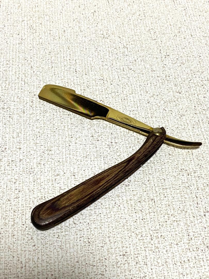 FEATHER 剃刀 ゴールドカラー 折りたたみ式 日本製