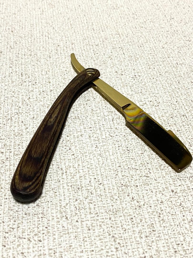 FEATHER 剃刀 ゴールドカラー 折りたたみ式 日本製