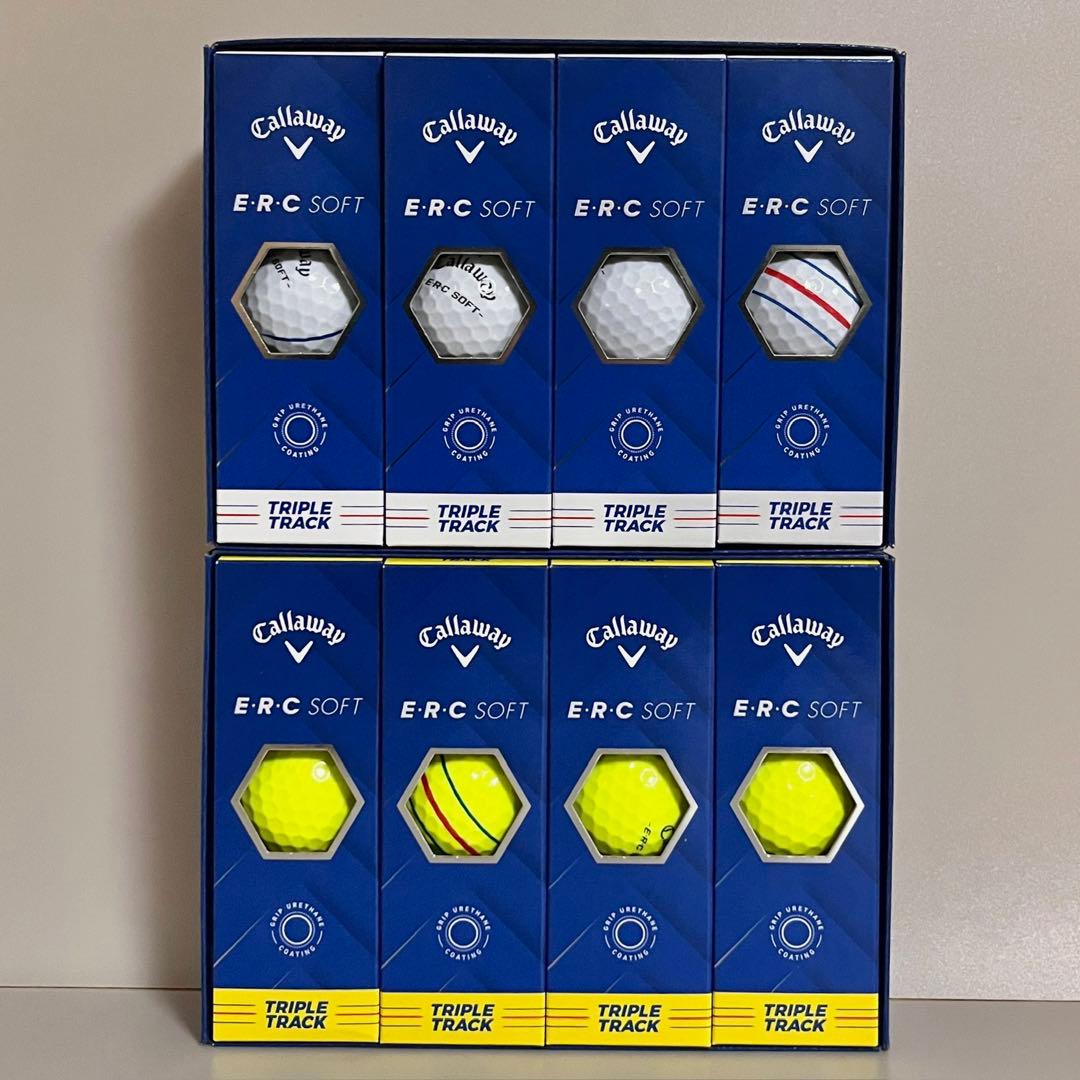新品 キャロウェイ ゴルフボール ERC SOFT 2025モデル 2ダース